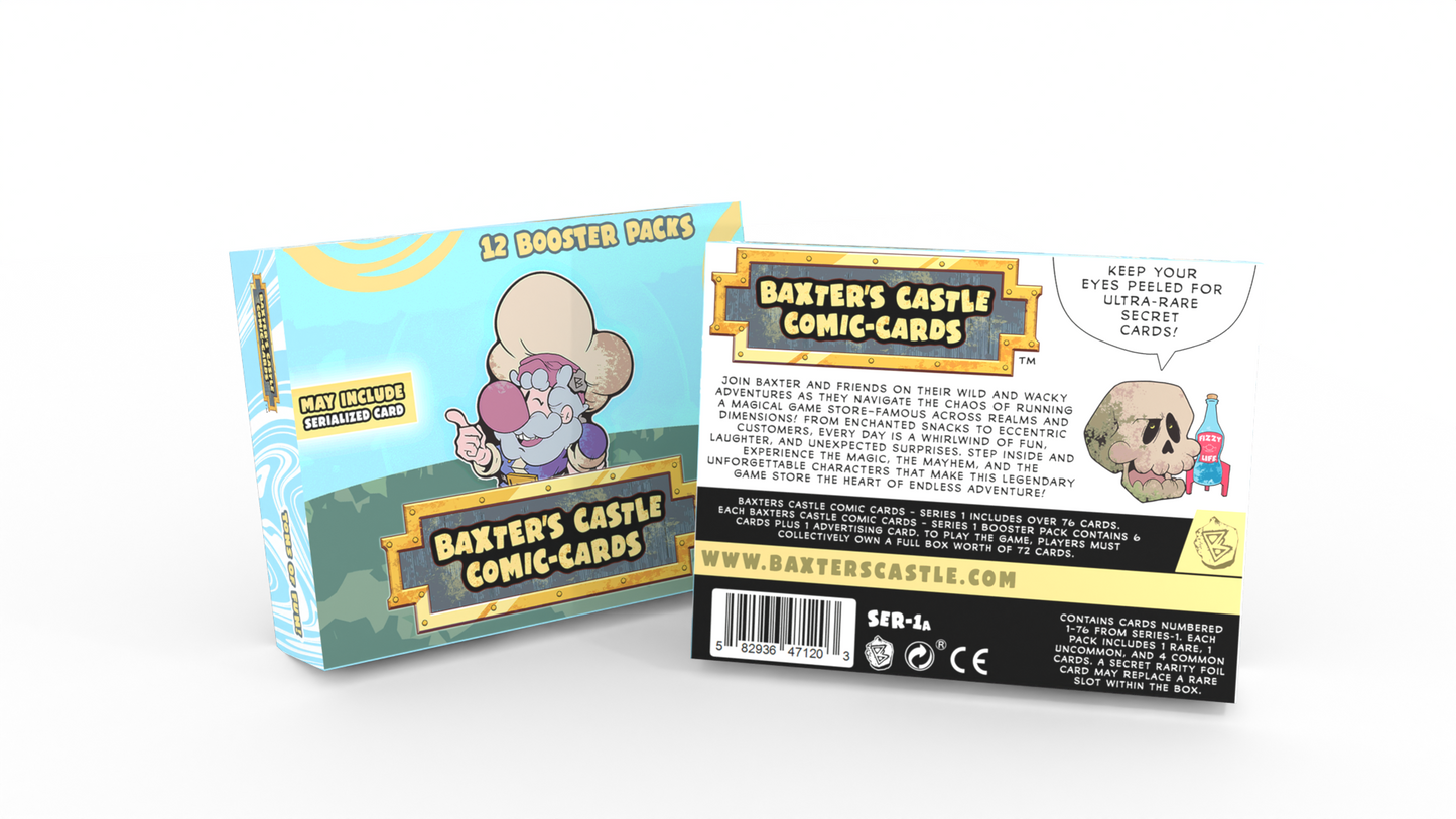 Baxter's Castle Comic Cards | Alpha Release
