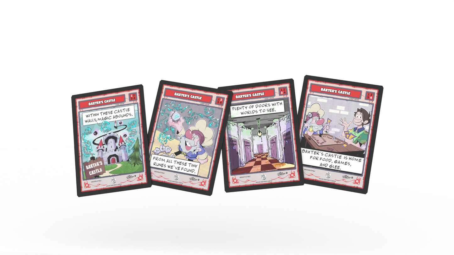 Baxter's Castle Comic Cards | Alpha Release
