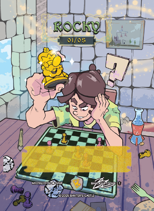 Baxter's Castle Comic Cards | Alpha Release